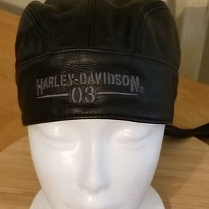 Men's Harley Davidson Leather Doo Rag